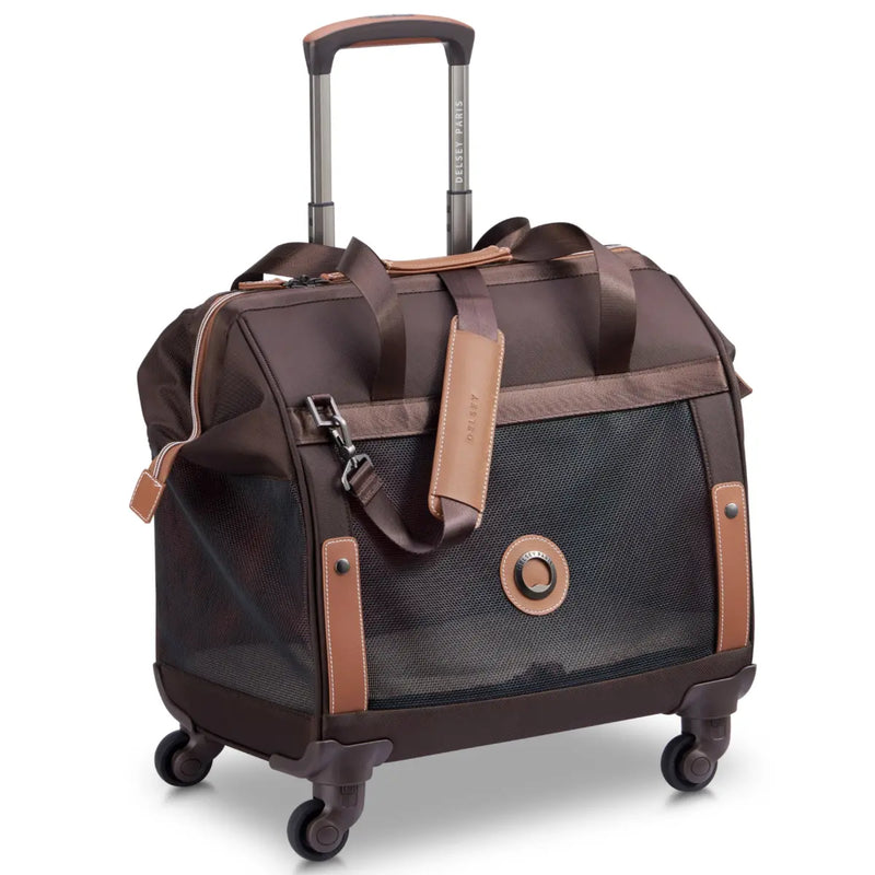 Carry by hand or over the shoulder, using the adjustable shoulder strap