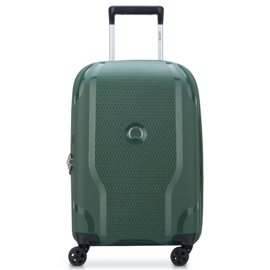 Delsey Clavel 55cm 4-Wheel Expandable Cabin Case - Deep Green (Recycled Material)