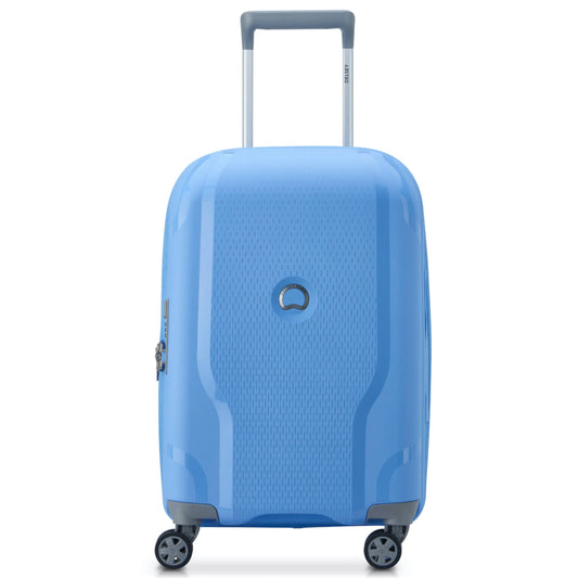 Delsey Clavel 55cm 4-Wheel Expandable Cabin Case - Lavender Blue (Recycled Material)