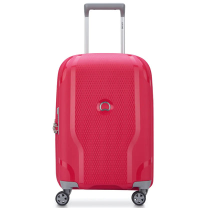 Delsey Clavel 55cm 4-Wheel Expandable Cabin Case - Magenta (Recycled Material)