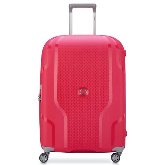 Delsey Clavel 70 cm 4-Wheel Expandable Case - Magenta (Recycled Material)