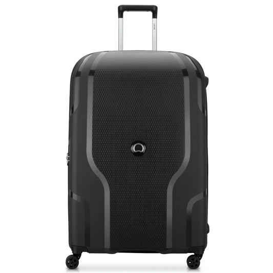 Delsey Clavel 83 cm 4-Wheel Expandable Luggage - Black (Recycled Material)