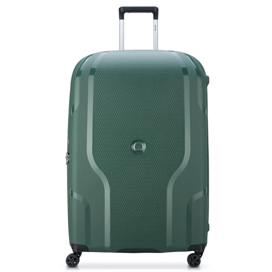 Delsey Clavel 83 cm 4-Wheel Expandable Luggage - Deep Green (Recycled Material)