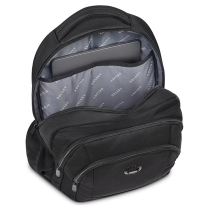 Delsey Element 2.0 Round 15.6’’ Laptop Backpack - Black