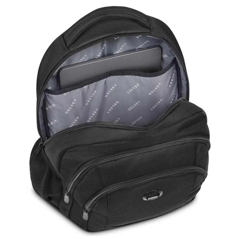 Delsey Element 2.0 Round 15.6’’ Laptop Backpack - Black