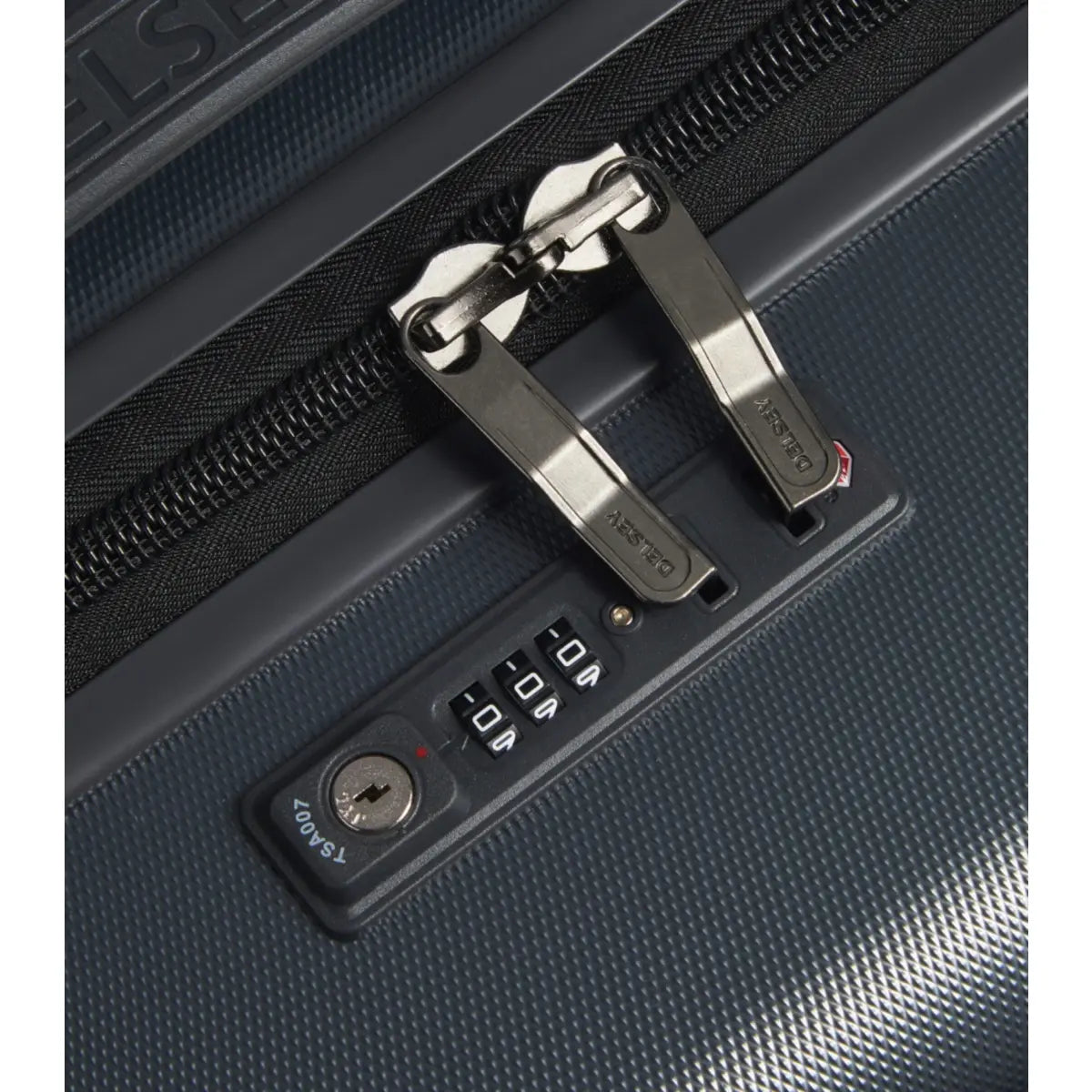 Recessed combination lock with TSA