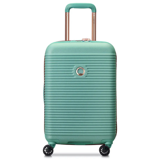 Delsey Freestyle 55 cm 4 Wheel Expandable Carry-on Luggage - Almond