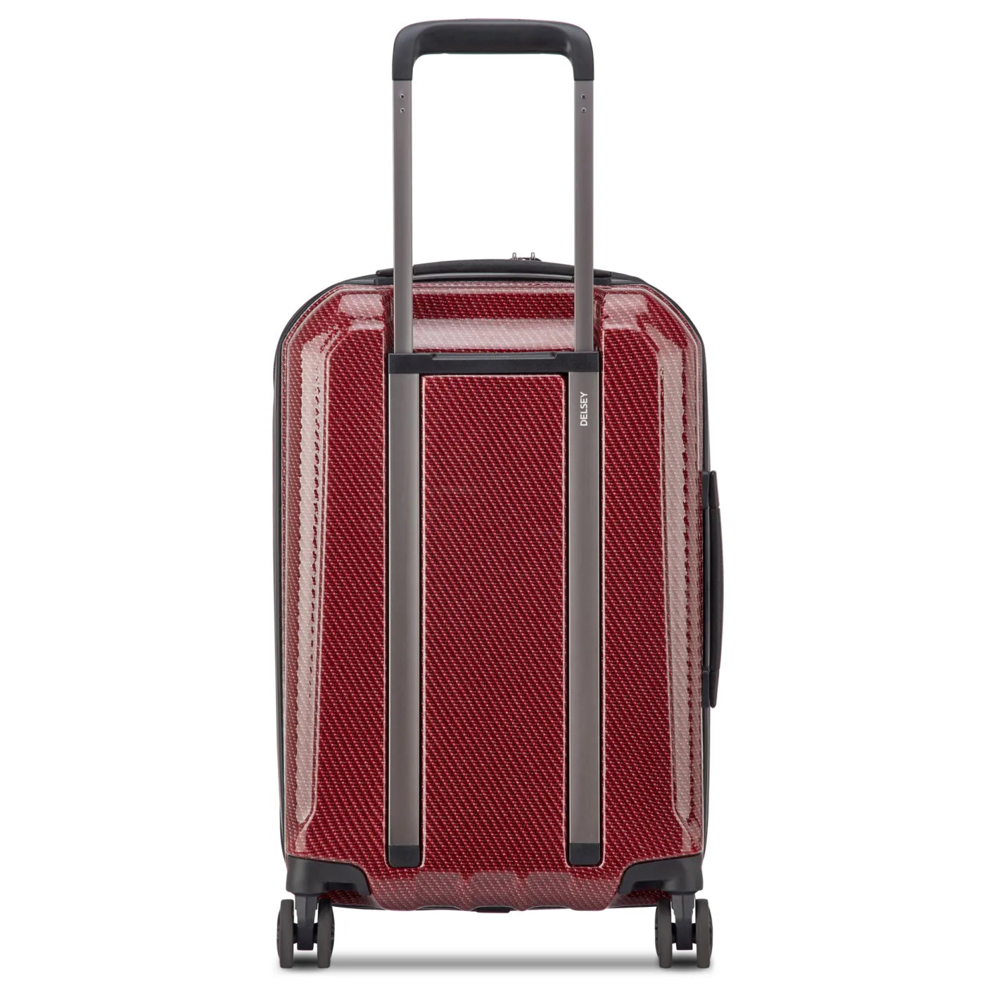 Delsey Helium Ultimate 55 cm 4-Wheel Expandable Carry-on Suitcase - Burgundy