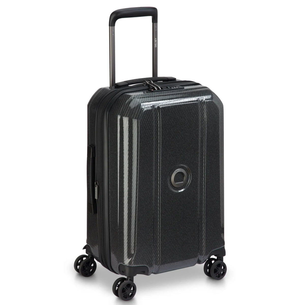 Delsey Helium Ultimate 55 cm 4-Wheel Expandable Carry-on Suitcase - Anthracite