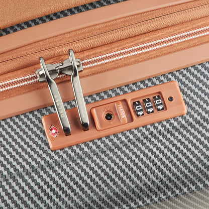 Delsey Helium Ultimate 55 cm 4-Wheel Expandable Carry-on Suitcase - Silver
