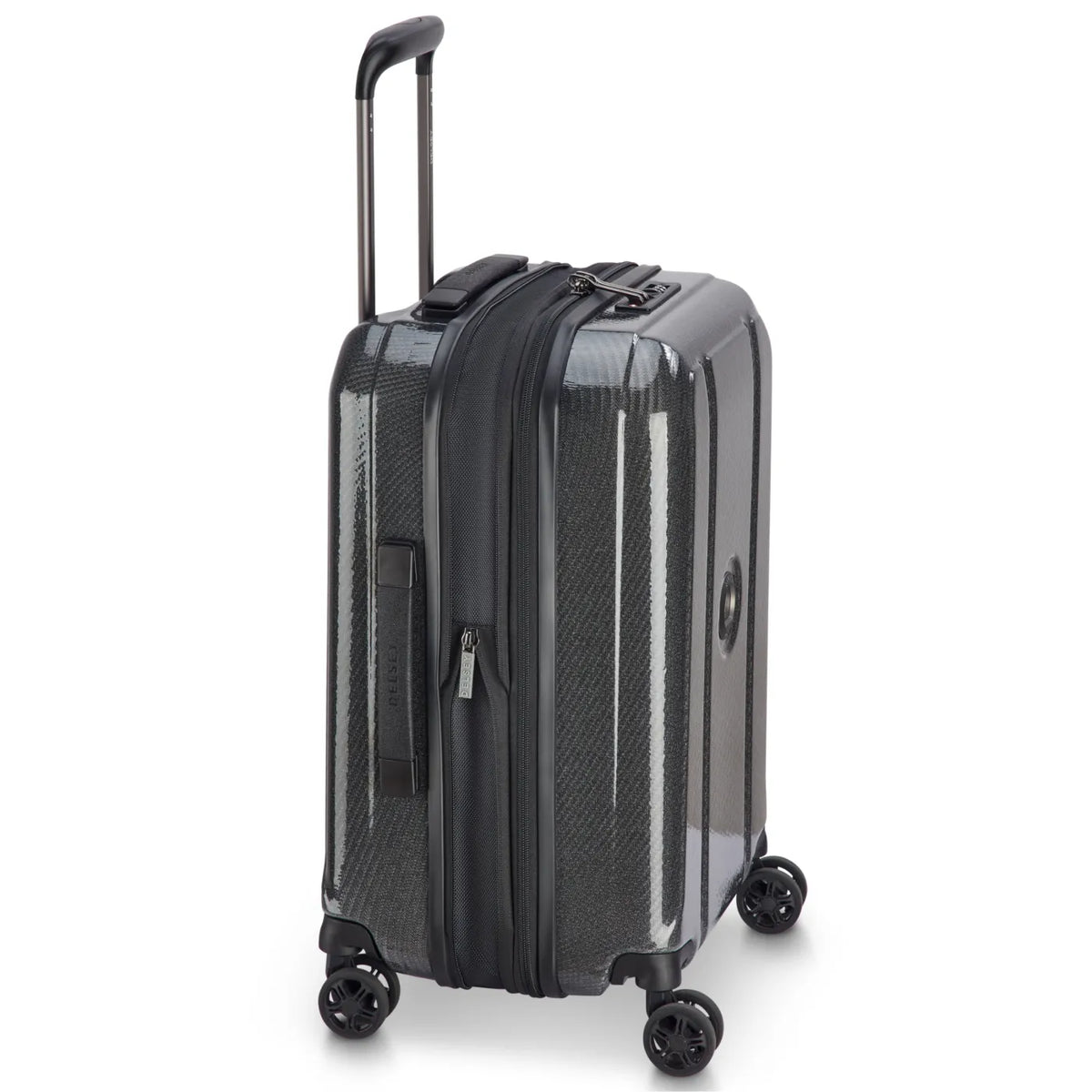 Delsey Helium Ultimate 55 cm 4-Wheel Expandable Carry-on Suitcase - Anthracite
