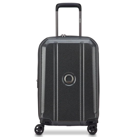 Delsey Helium Ultimate 55 cm 4-Wheel Expandable Carry-on Suitcase - Anthracite