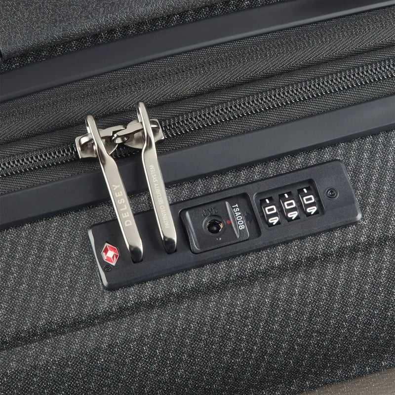 Delsey Helium Ultimate 55 cm 4-Wheel Expandable Carry-on Suitcase - Anthracite