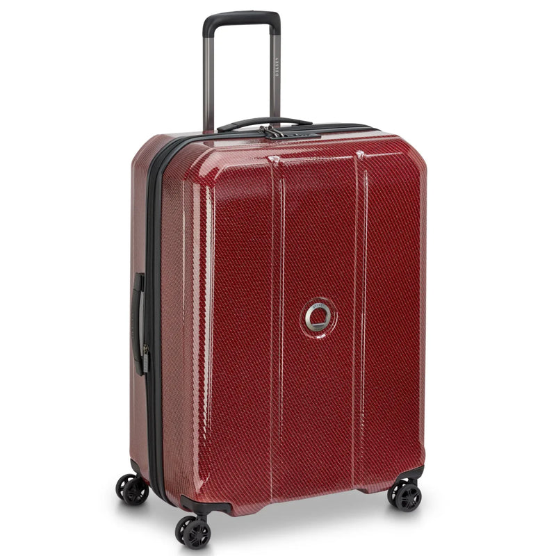 Delsey Helium Ultimate 70 cm 4-Wheel Expandable Suitcase - Burgundy