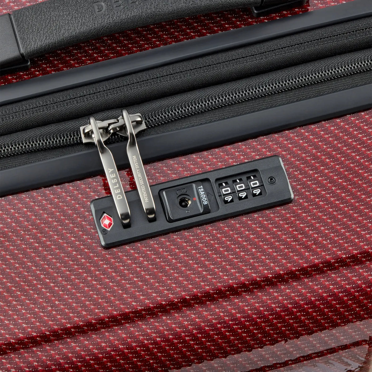 Delsey Helium Ultimate 70 cm 4-Wheel Expandable Suitcase - Burgundy