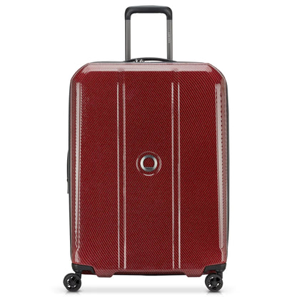 Delsey Helium Ultimate 70 cm 4-Wheel Expandable Suitcase - Burgundy