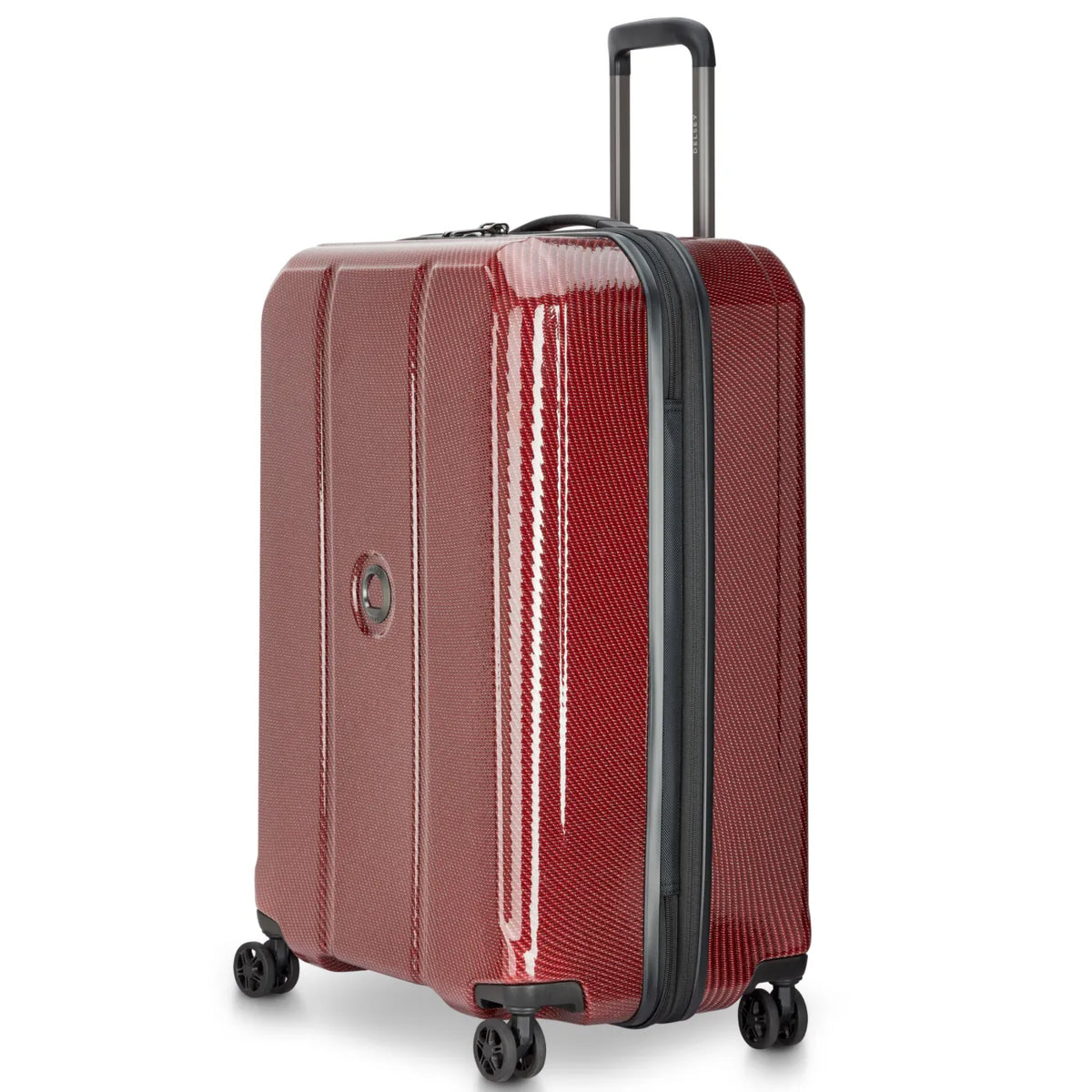 Delsey Helium Ultimate 70 cm 4-Wheel Expandable Suitcase - Burgundy