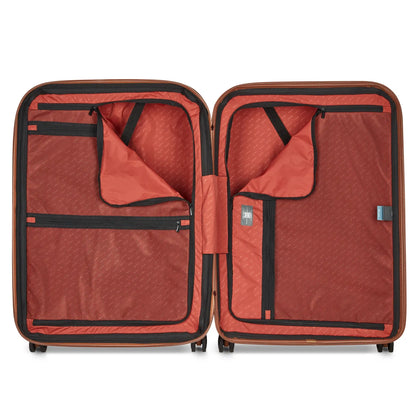 Delsey Helium Ultimate 70 cm 4-Wheel Expandable Suitcase - Silver