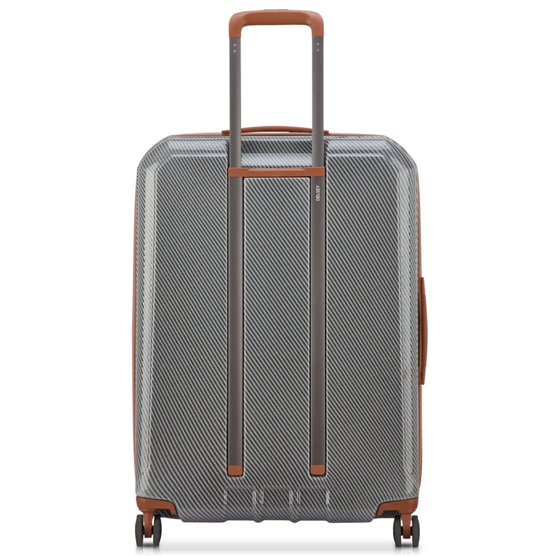 Delsey Helium Ultimate 70 cm 4-Wheel Expandable Suitcase - Silver