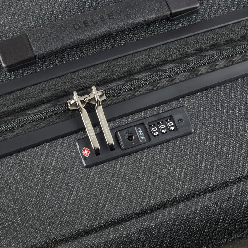 Delsey Helium Ultimate 76 cm 4-Wheel Expandable Suitcase - Anthracite