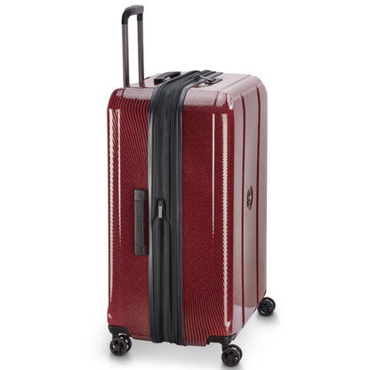 Delsey Helium Ultimate 76 cm 4-Wheel Expandable Suitcase - Burgundy