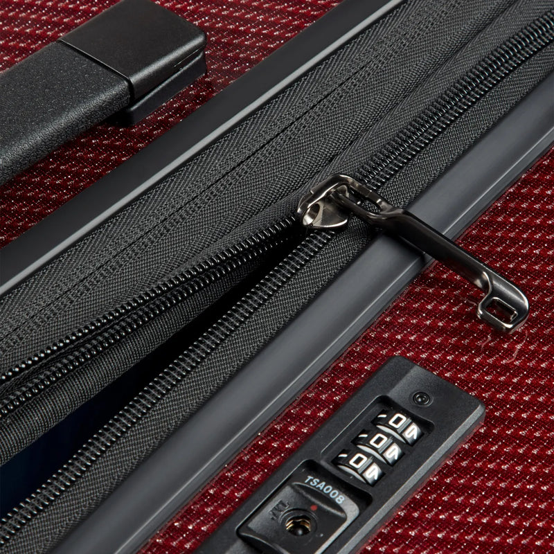 Delsey Helium Ultimate 76 cm 4-Wheel Expandable Suitcase - Burgundy