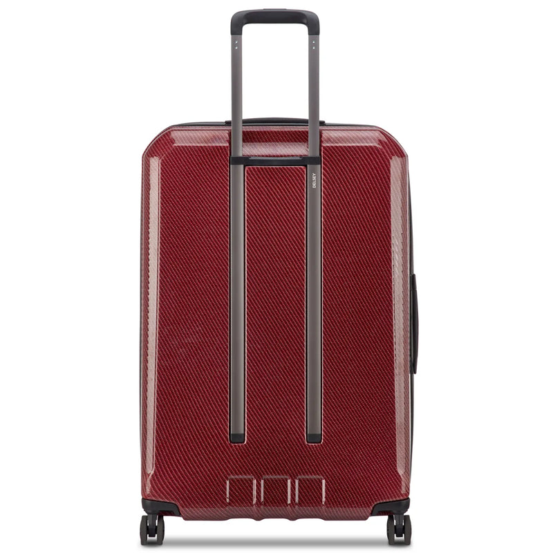 Delsey Helium Ultimate 76 cm 4-Wheel Expandable Suitcase - Burgundy