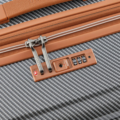 Delsey Helium Ultimate 76 cm 4-Wheel Expandable Suitcase - Silver