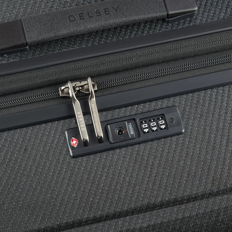 Delsey Helium Ultimate 82 cm 4-Wheel Expandable Suitcase - Anthracite