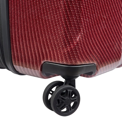 Delsey Helium Ultimate 82 cm 4-Wheel Expandable Suitcase - Burgundy