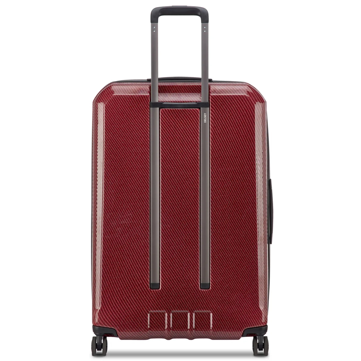 Delsey Helium Ultimate 82 cm 4-Wheel Expandable Suitcase - Burgundy