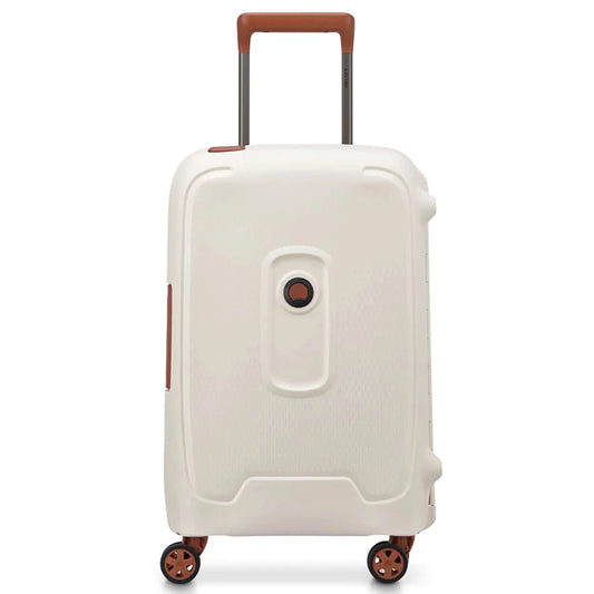 Delsey Moncey 55 cm 4-Wheel Water Resistant Cabin Trolley Case - Angora