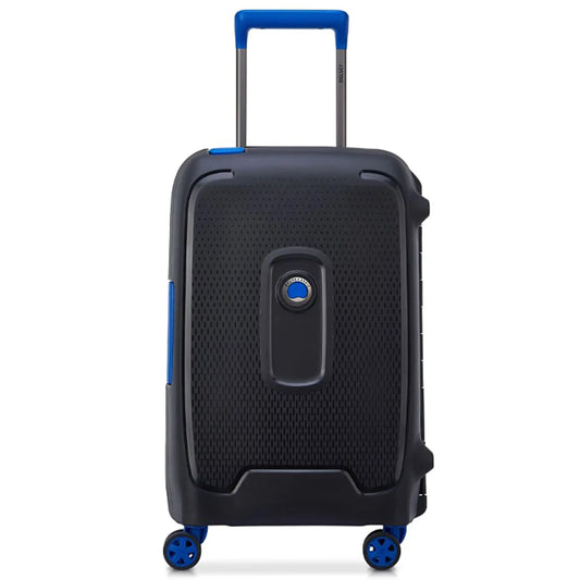 Delsey Moncey 55 cm 4 Wheel Carry-on Luggage - Black / Blue