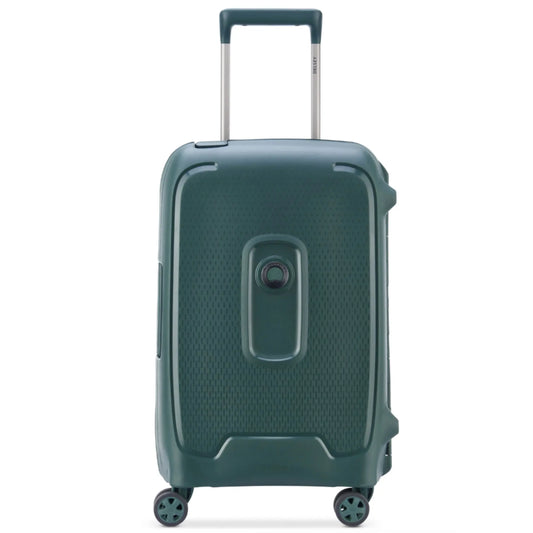 Delsey Moncey 55 cm 4-Wheel Carry-on Luggage - Green (Recycled Material)