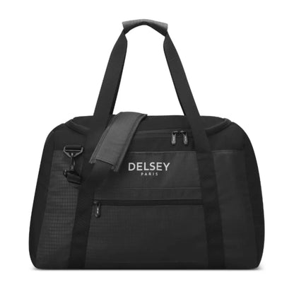 Delsey Nomade 55 cm Foldable Duffle Bag - Black (Noir)