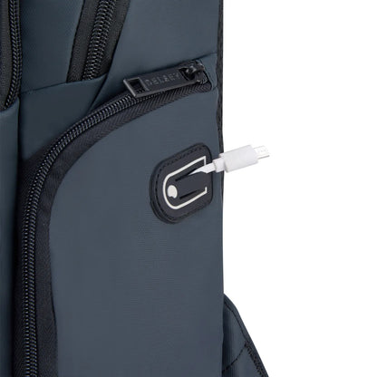 Delsey Parvis Plus Waterproof 15.6’’ Laptop Backpack - Grey