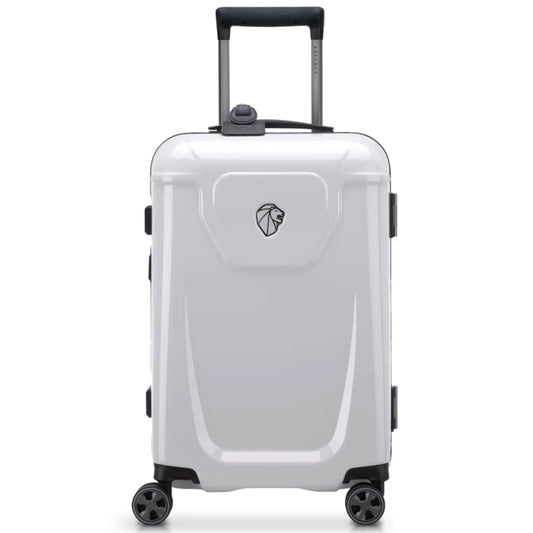 Delsey Peugeot 55 cm 4-Wheel Cabin Suitcase - White