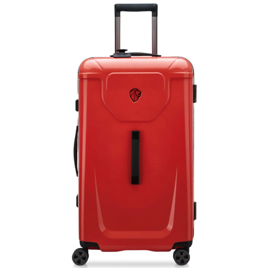 Delsey Peugeot 73 cm 4-Wheel Trunk Luggage - Red