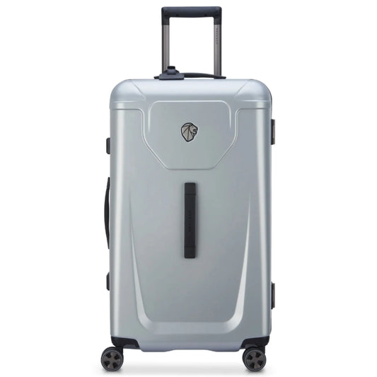 Delsey Peugeot 73 cm 4-Wheel Trunk Luggage - Silver