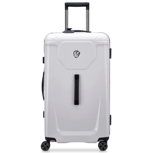 Delsey Peugeot 73 cm 4-Wheel Trunk Luggage - White