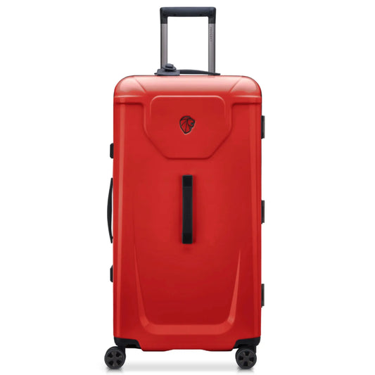 Delsey Peugeot 80 cm 4-Wheel Trunk Luggage - Red