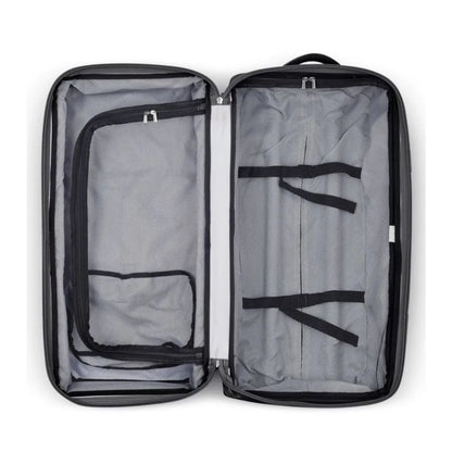 Two sets of straps and two zippered dividers