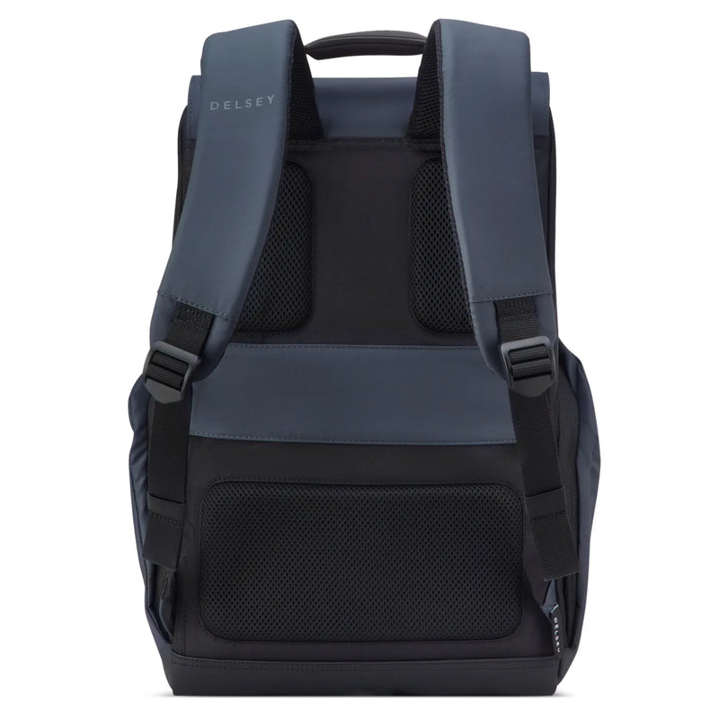 Delsey Securflap 15.6’’ Laptop Backpack with RFID - Black
