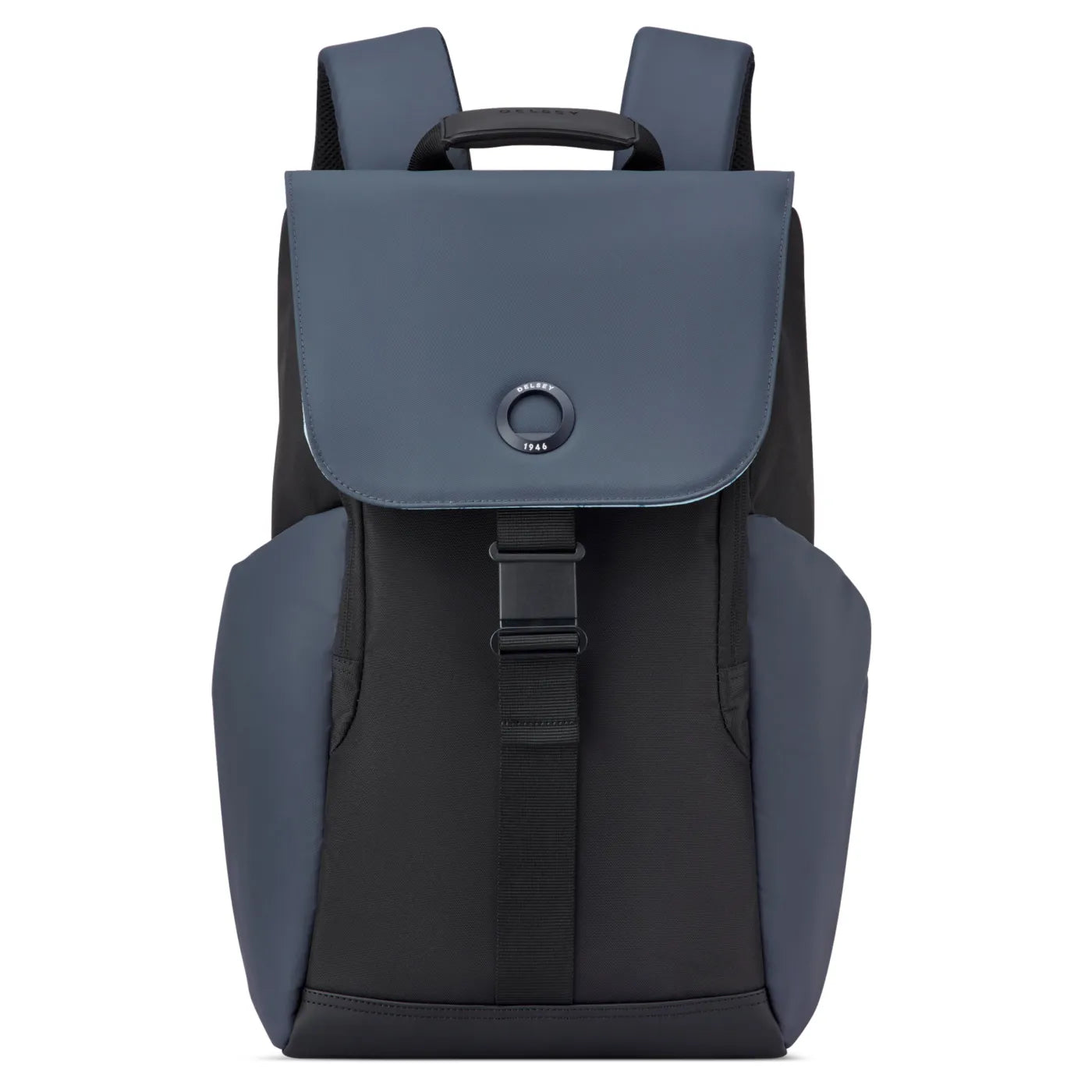 Delsey Securflap 15.6" Laptop Backpack with RFID - Black