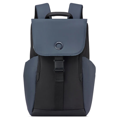 Delsey Securflap 15.6" Laptop Backpack with RFID - Black