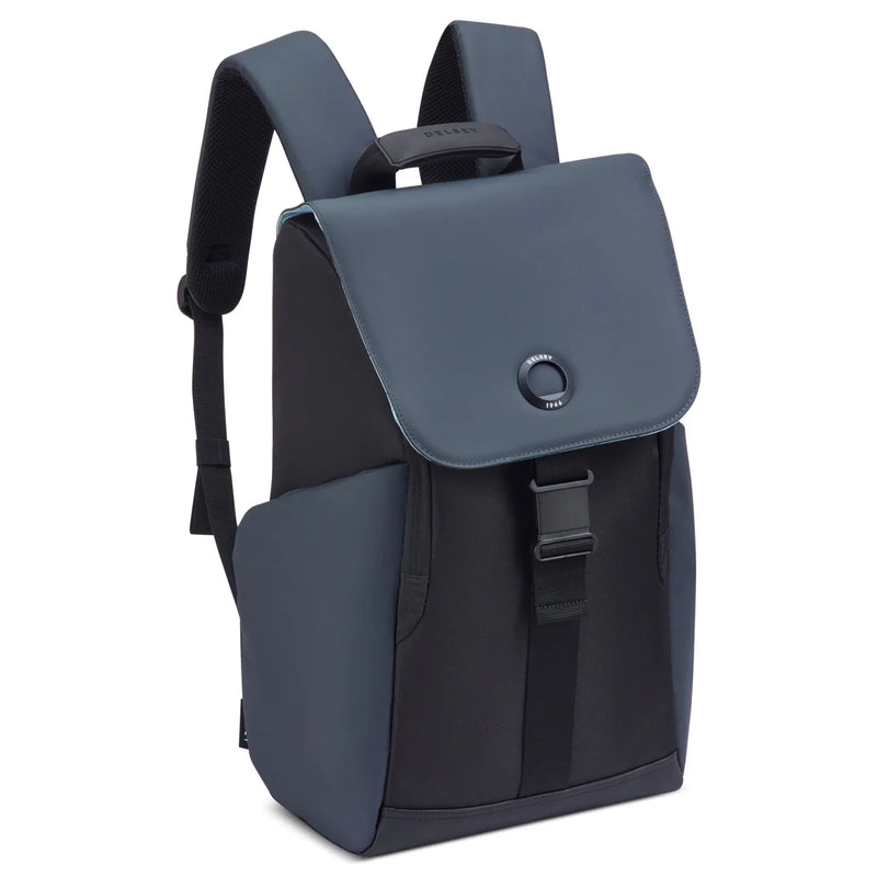 Delsey Securflap 15.6’’ Laptop Backpack with RFID - Black