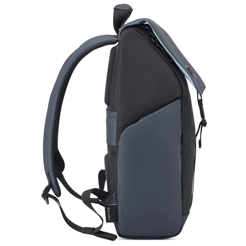 Delsey Securflap 15.6’’ Laptop Backpack with RFID - Black