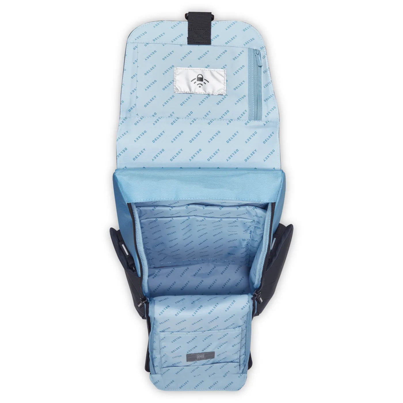 Delsey Securflap 15.6’’ Laptop Backpack with RFID - Blueberry