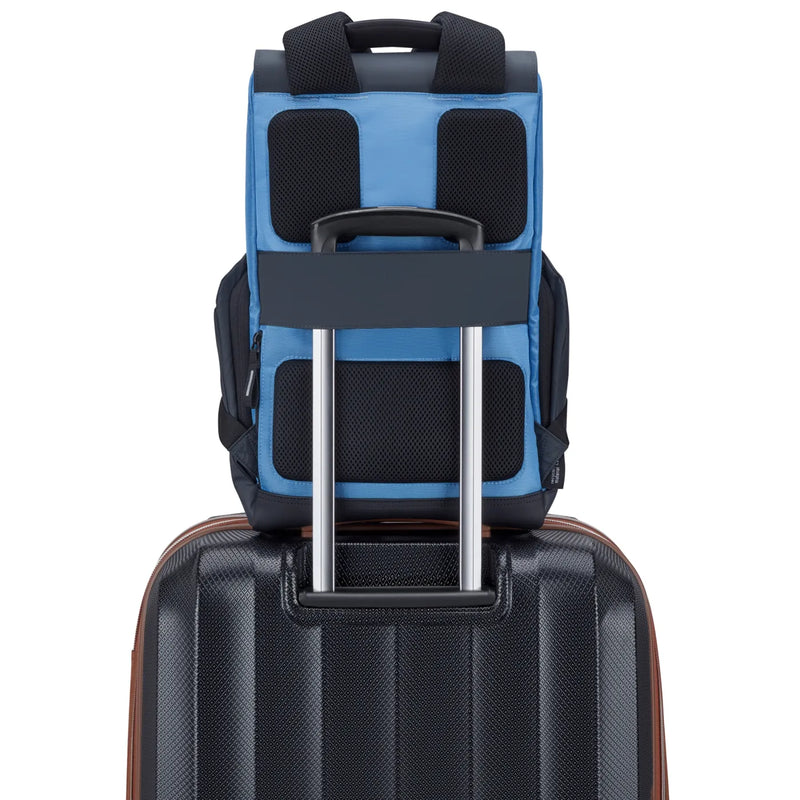 Delsey Securflap 15.6’’ Laptop Backpack with RFID - Blueberry