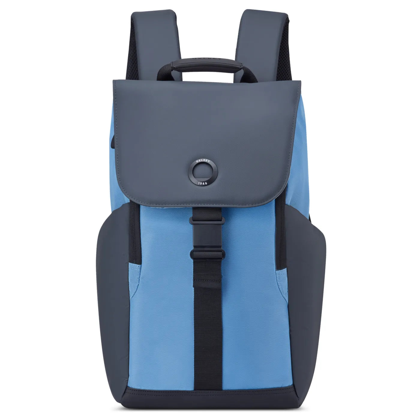 Delsey Securflap 15.6" Laptop Backpack with RFID - Blueberry